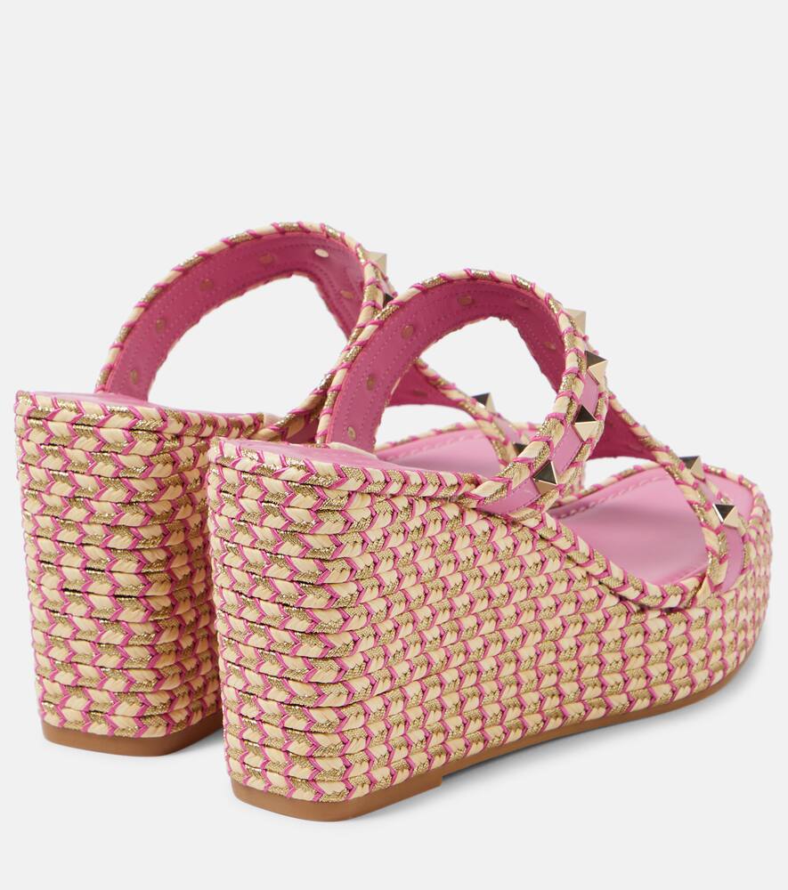 Valentino Garavani Rockstud wedge sandals