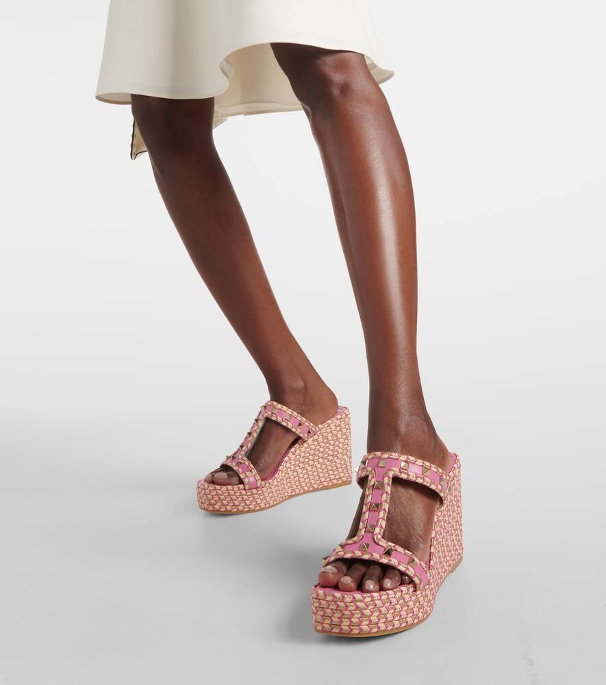 Valentino Garavani Rockstud wedge sandals