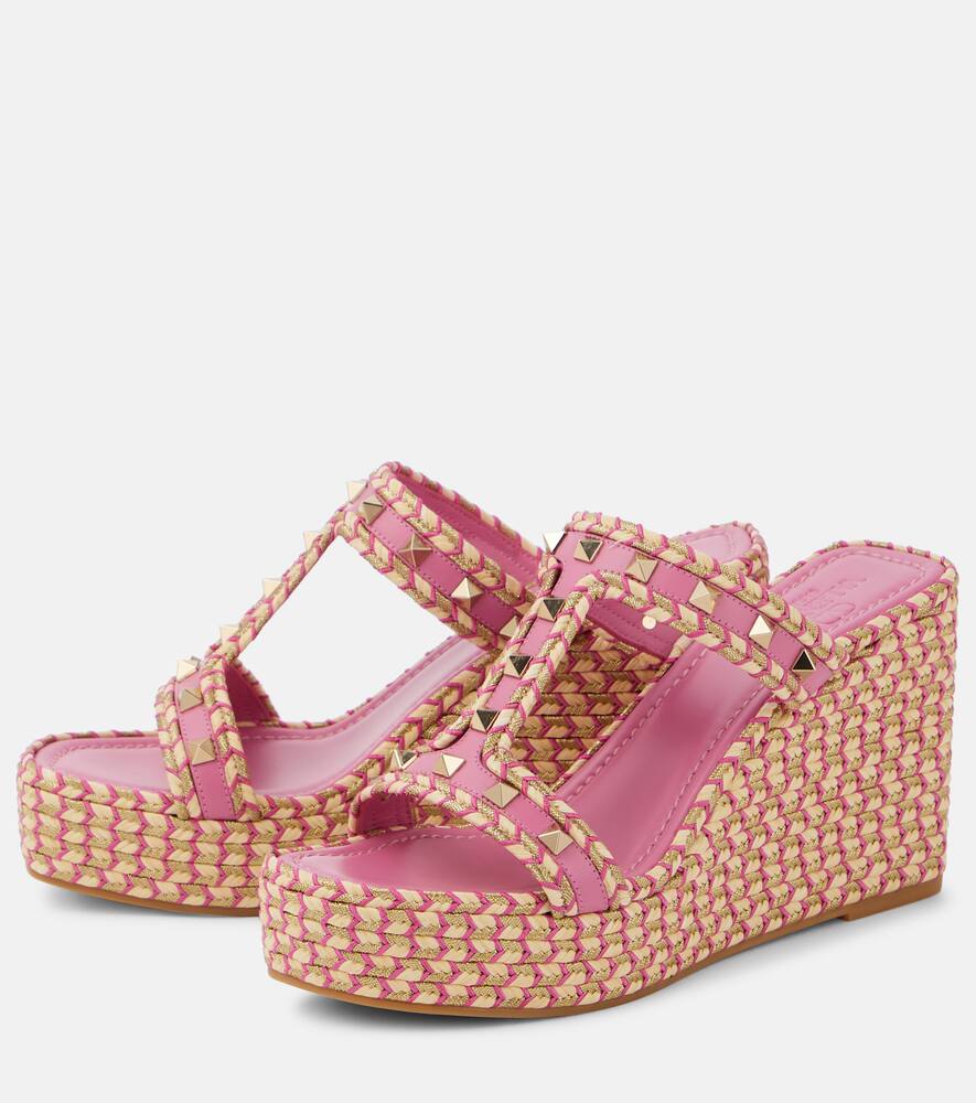 Valentino Garavani Rockstud wedge sandals