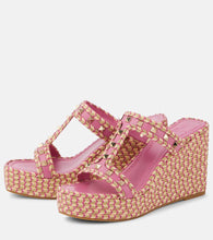 Valentino Garavani Rockstud wedge sandals