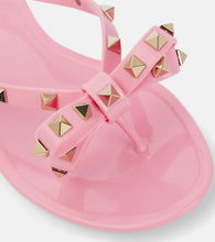 Valentino Garavani Rockstud PVC thong sandals