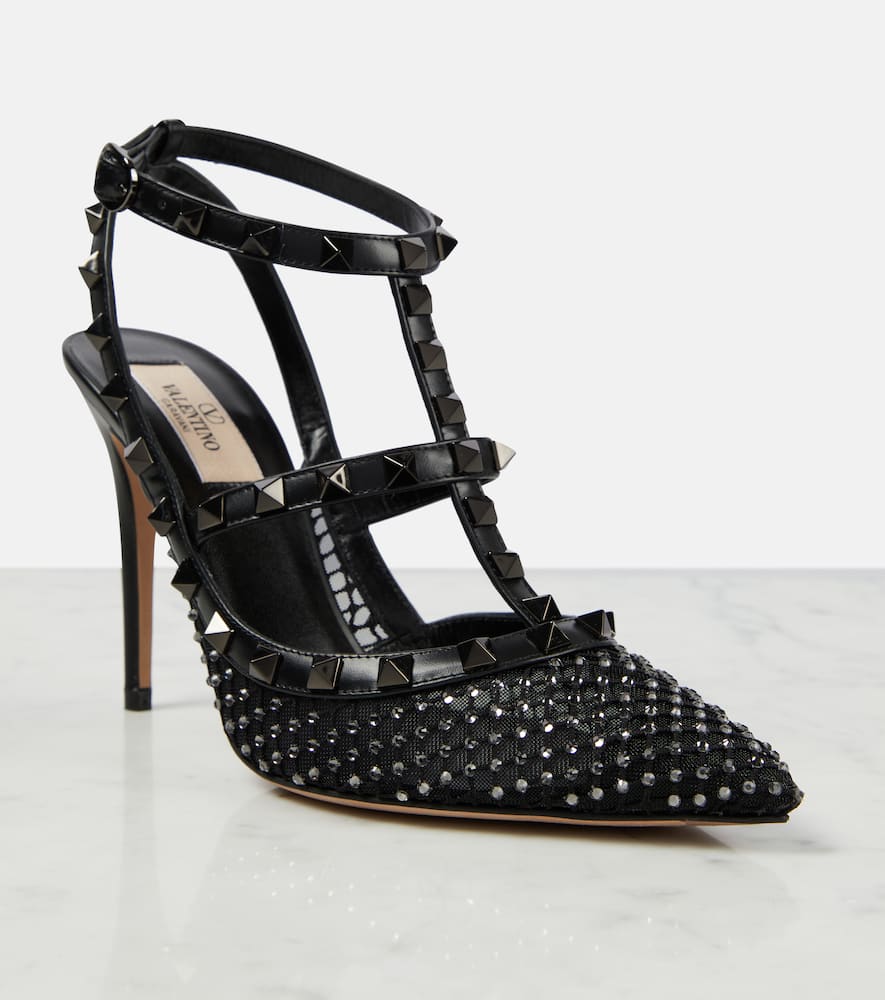 Valentino Garavani Rockstud 100 leather pumps