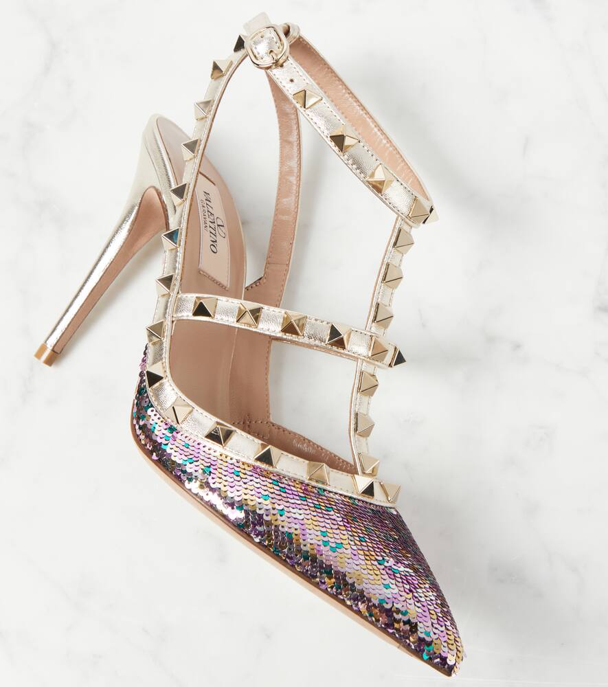 Valentino Garavani Rockstud embellished pumps