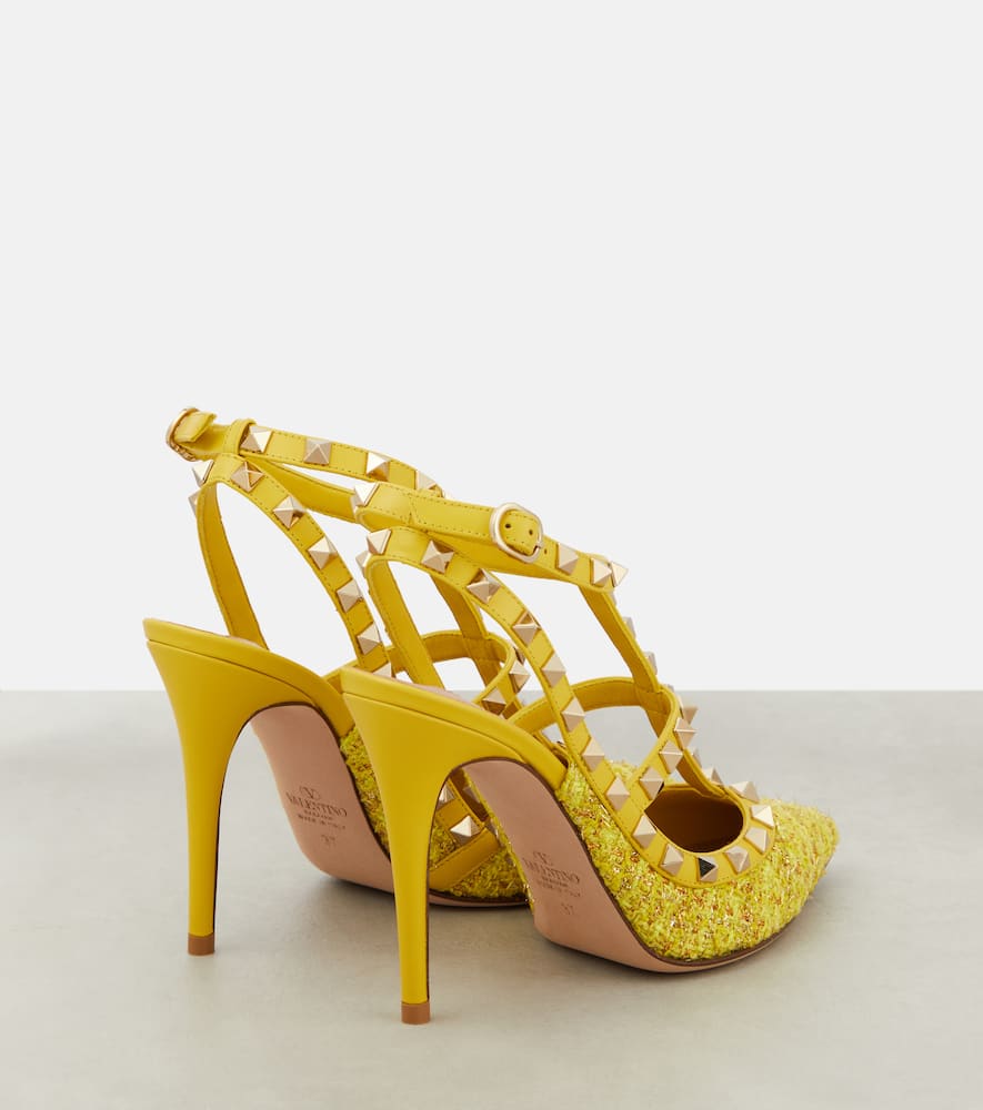 Valentino Garavani Rockstud Bouclé pumps