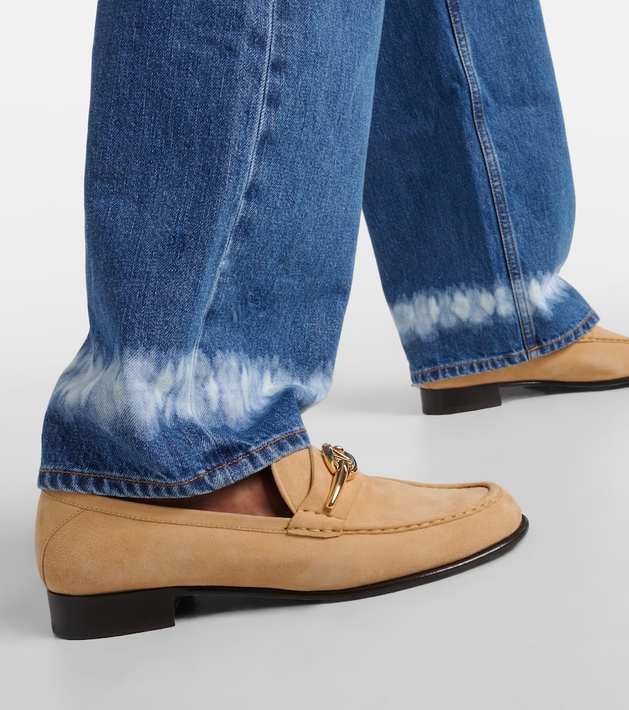 Valentino Garavani VLogo Signature suede loafers