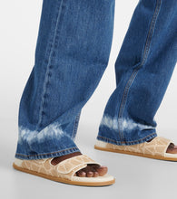 Valentino Garavani VLogo Signature raffia slides