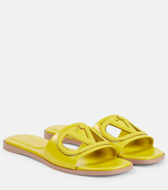 Valentino Garavani VLogo Signature leather slides