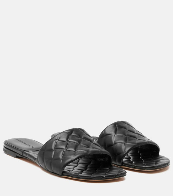 Bottega Veneta Amy quilted leather slides