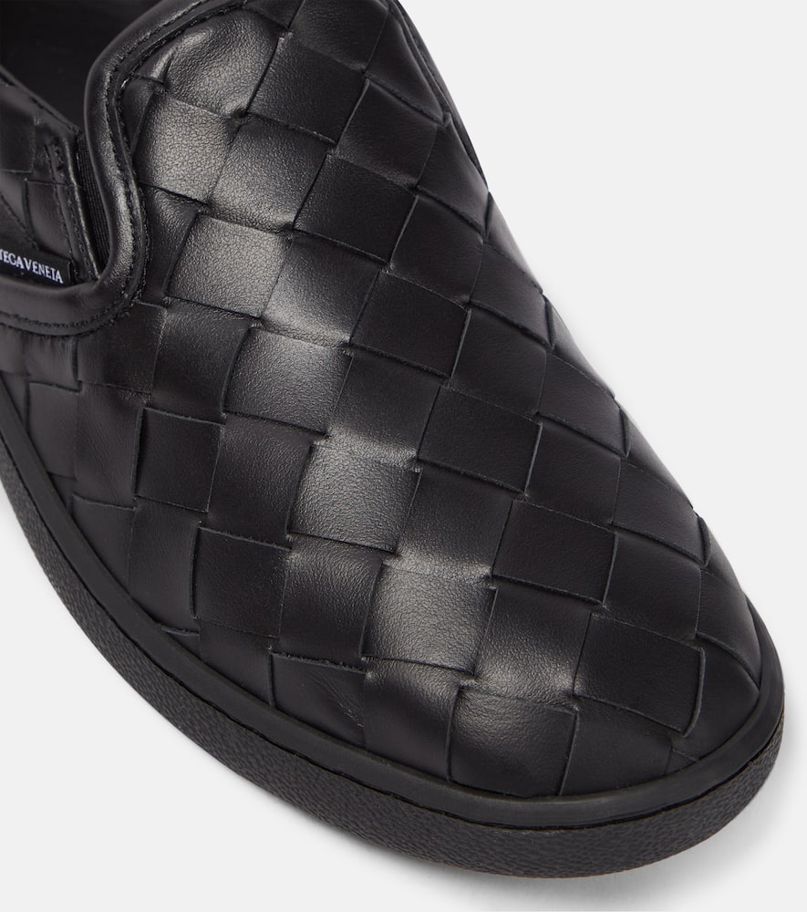 Bottega Veneta Sawyer leather slip-on sneakers