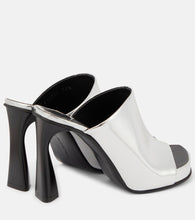 Stella McCartney Elsa mirrored faux leather sandals