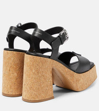 Stella McCartney Skyla faux leather platform sandals