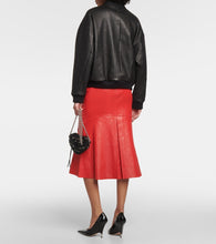 Stouls Pharrell leather bomber jacket