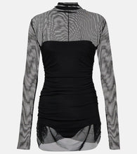 Norma Kamali Mesh minidress