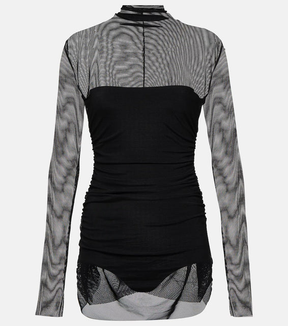Norma Kamali Mesh minidress