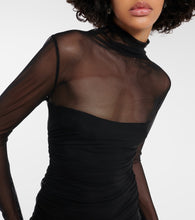 Norma Kamali Mesh minidress