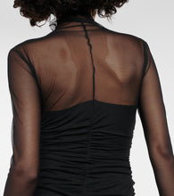 Norma Kamali Mesh minidress