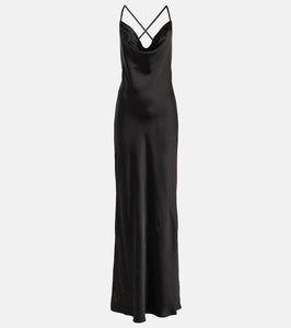 Norma Kamali Satin slip dress