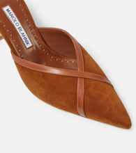 Manolo Blahnik Sahsia suede mules