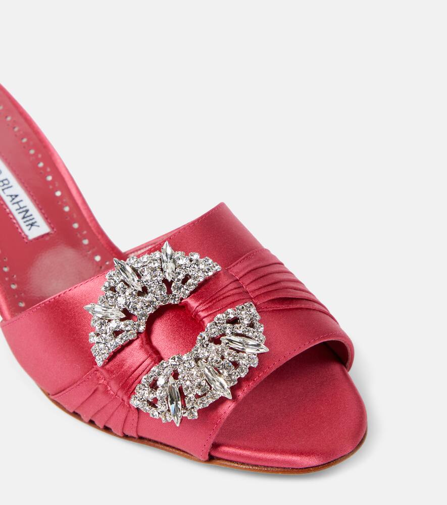 Manolo Blahnik Prinap satin mules