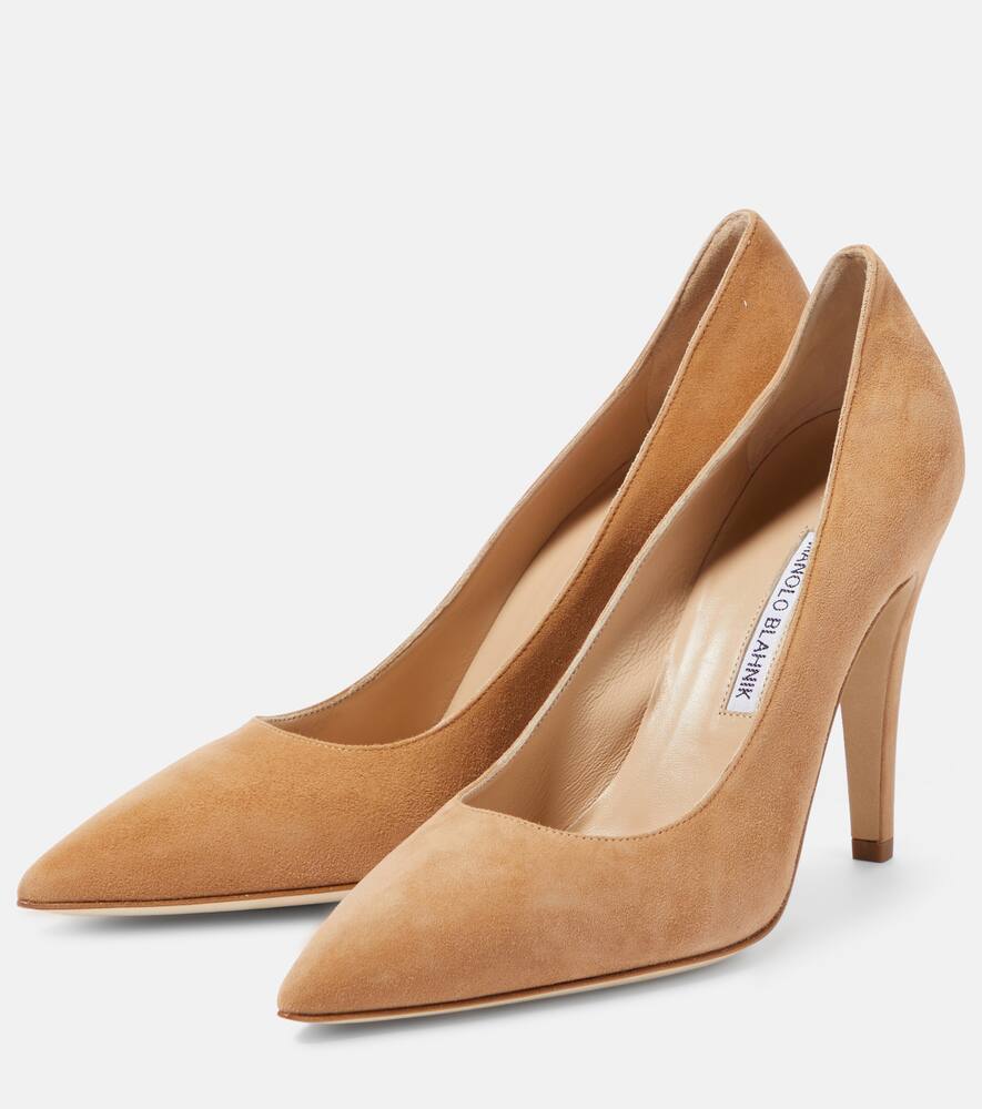 Manolo Blahnik Nelirapla 105 suede pumps