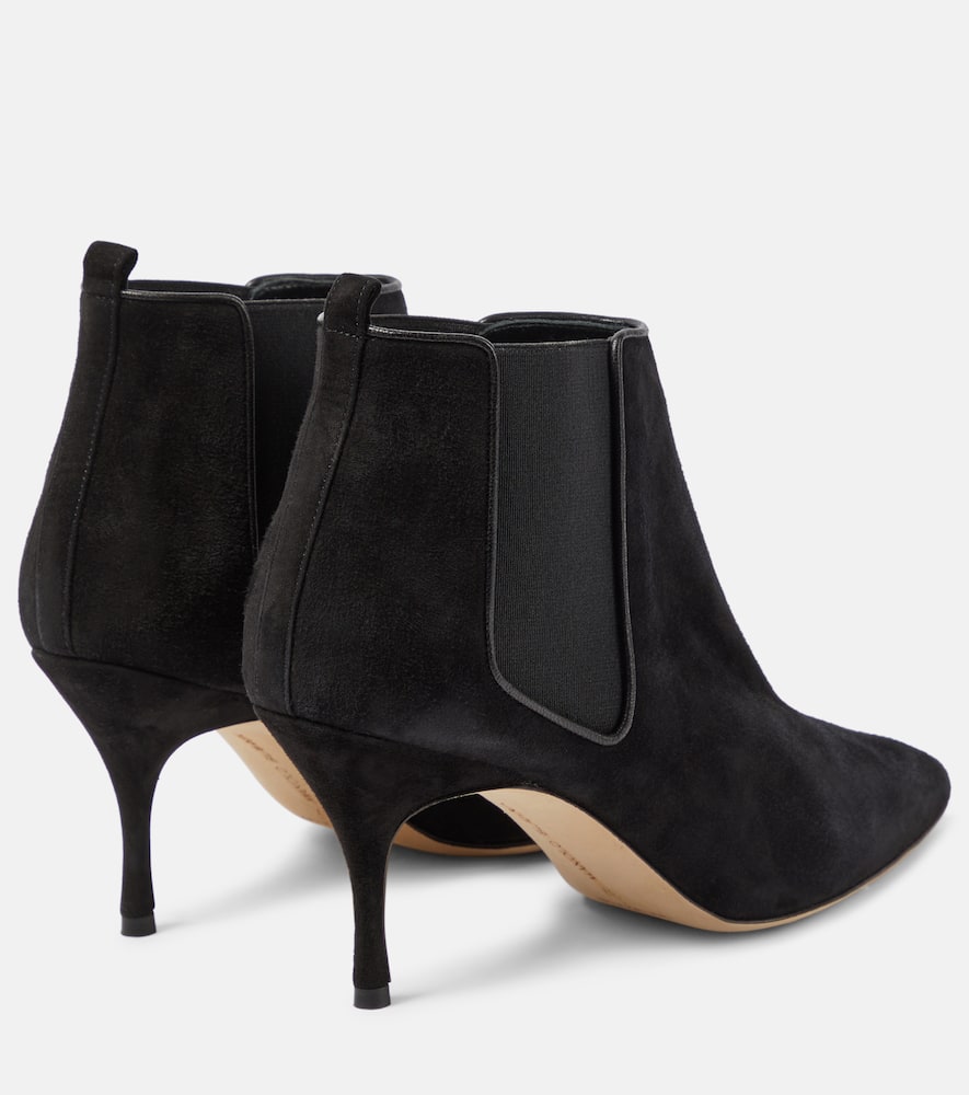 Manolo Blahnik Dildi Otto suede ankle boots