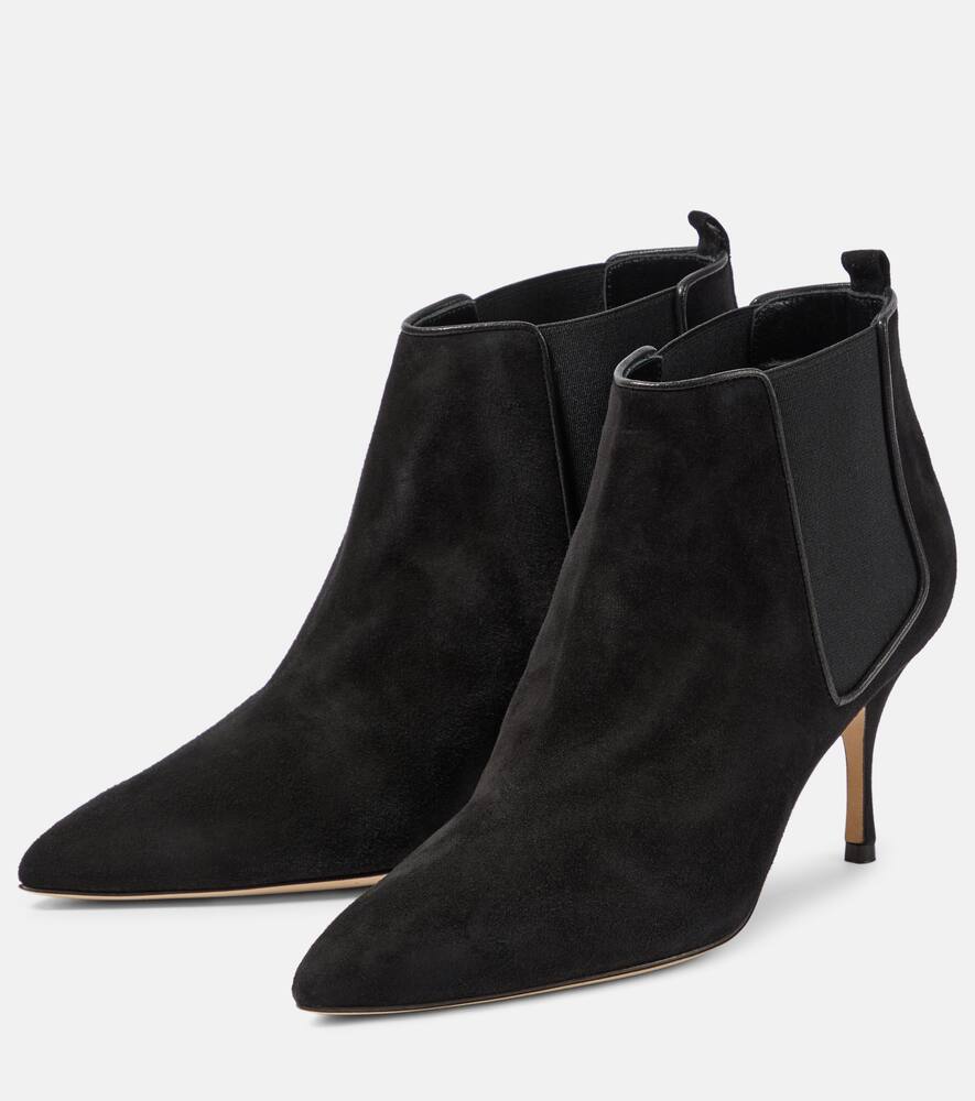 Manolo Blahnik Dildi Otto suede ankle boots
