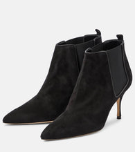 Manolo Blahnik Dildi Otto suede ankle boots