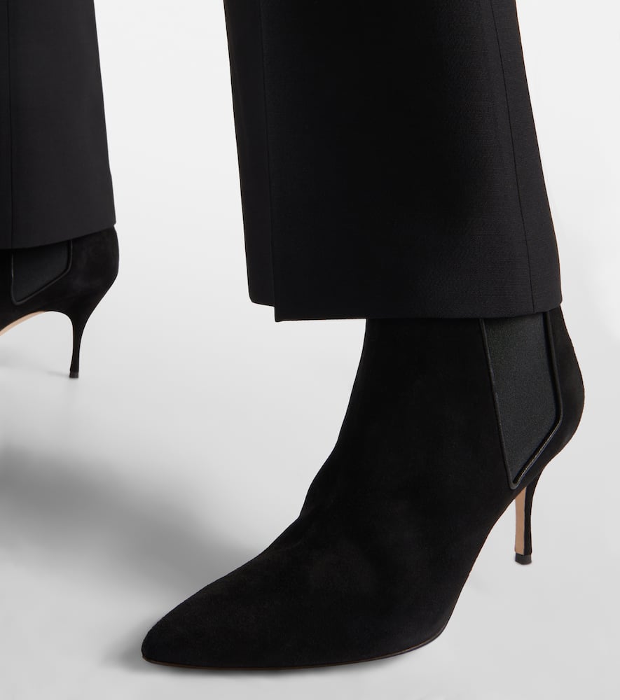 Manolo Blahnik Dildi Otto suede ankle boots