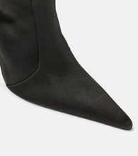 Magda Butrym Floral-appliqu√É¬© satin sock boots