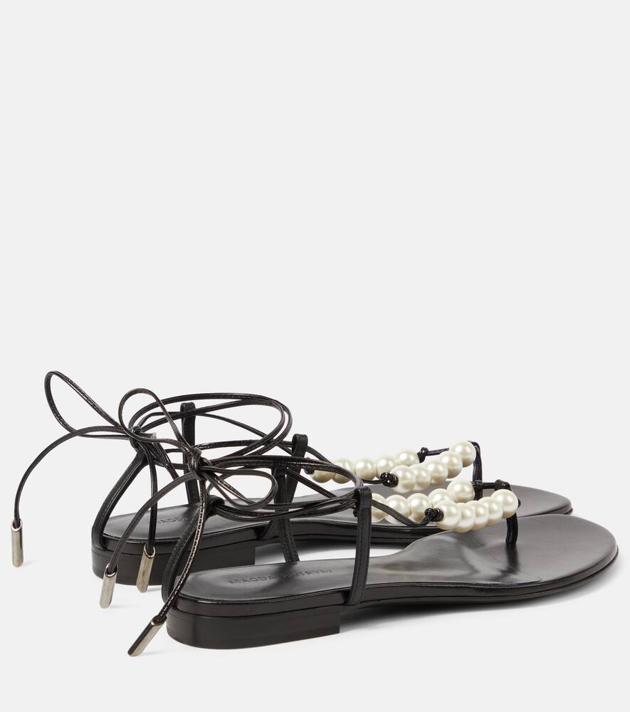Magda Butrym Faux pearl leather sandals
