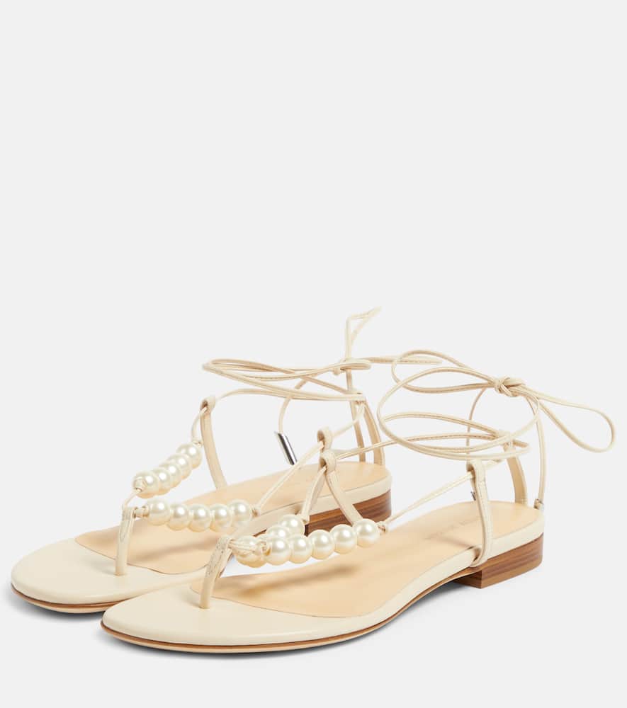 Magda Butrym Embellished leather sandals
