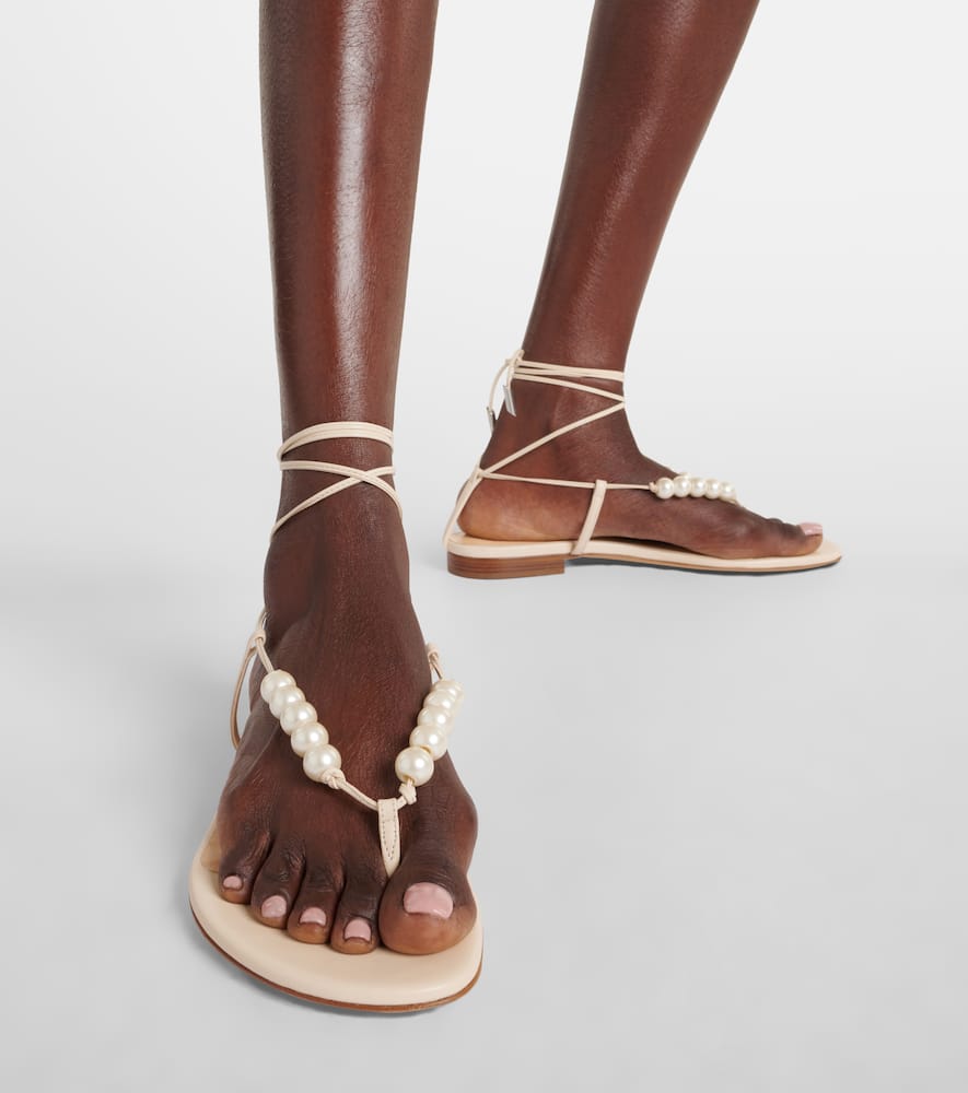Magda Butrym Embellished leather sandals