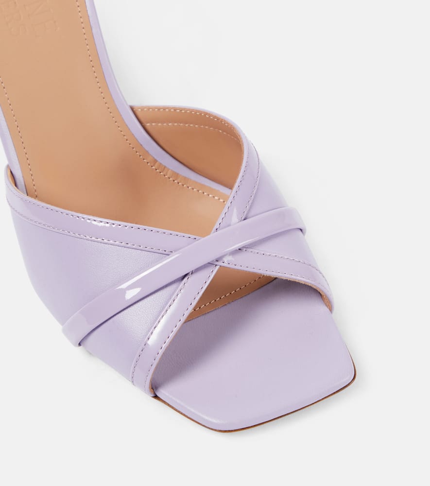 Malone Souliers Perla 85 leather wedge mules
