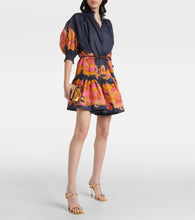 Zimmermann Acadian paisley ramie minidress