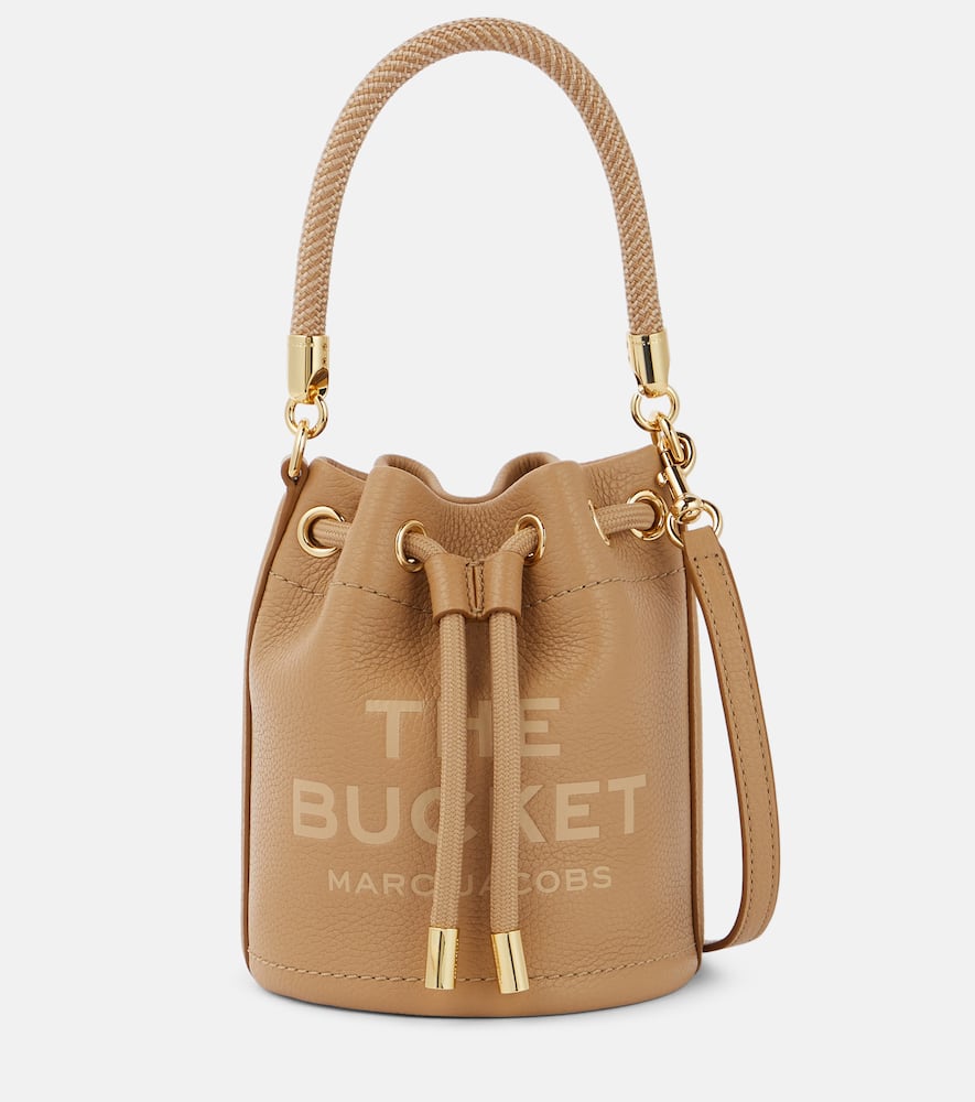 Marc Jacobs The Mini faux leather bucket bag. Shop Marc Jacobs Shoulder Bags for women now.