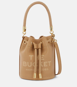Marc Jacobs The Mini faux leather bucket bag. Shop Marc Jacobs Shoulder Bags for women now.