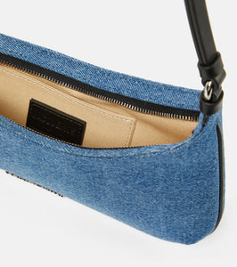 Jacquemus Le Bisou Perle denim shoulder bag