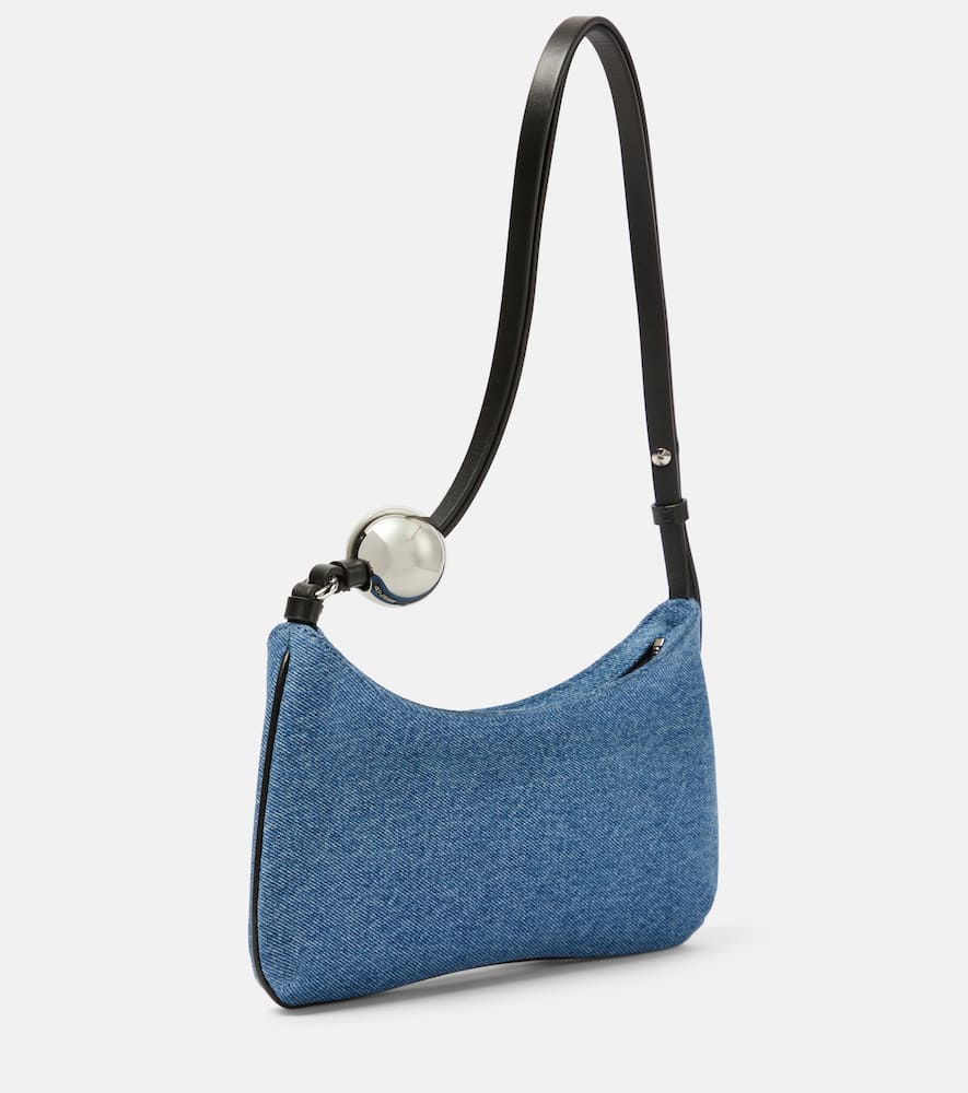 Jacquemus Le Bisou Perle denim shoulder bag