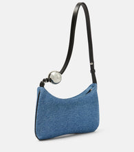 Jacquemus Le Bisou Perle denim shoulder bag