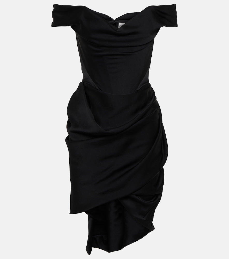 Vivienne Westwood Off-shoulder bustier  minidress. 薇薇安·韦斯特伍德露肩抹胸迷你连衣裙