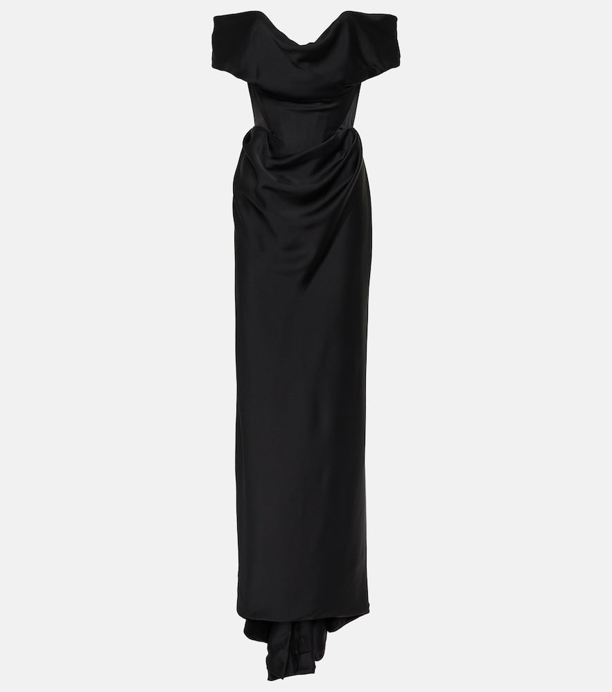 Vivienne Westwood Nova Cocotte  satin gown. Vivienne Westwood Nova Cocotte 缎面礼服