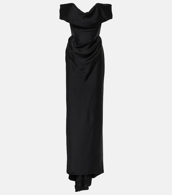 Vivienne Westwood Nova Cocotte cr√É¬™pe satin gown