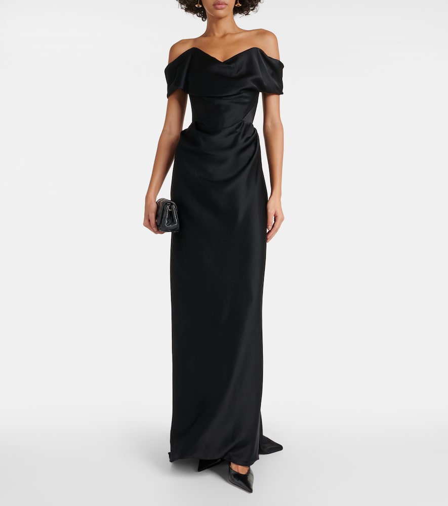 Vivienne Westwood Nova Cocotte  satin gown