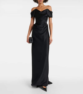 Vivienne Westwood Nova Cocotte cr√É¬™pe satin gown