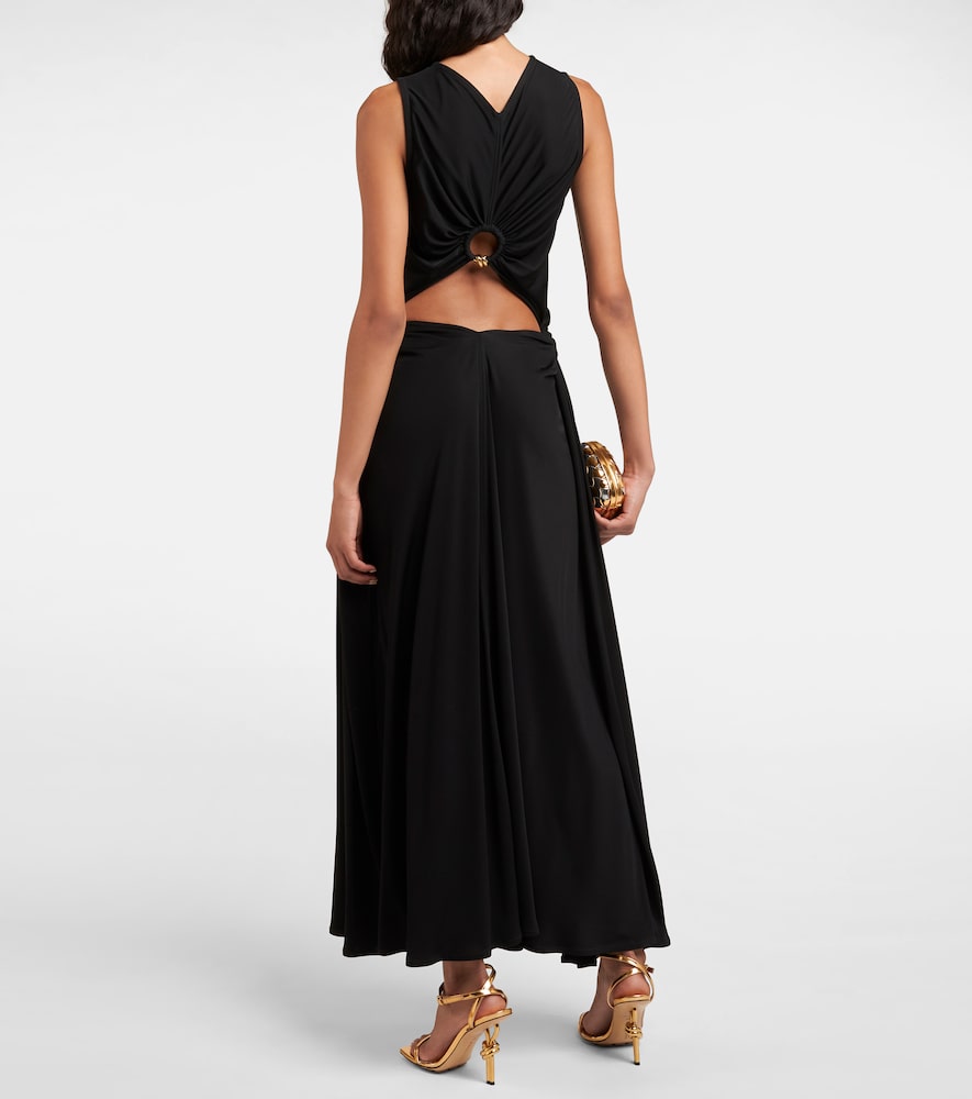 Bottega Veneta Knot jersey maxi dress