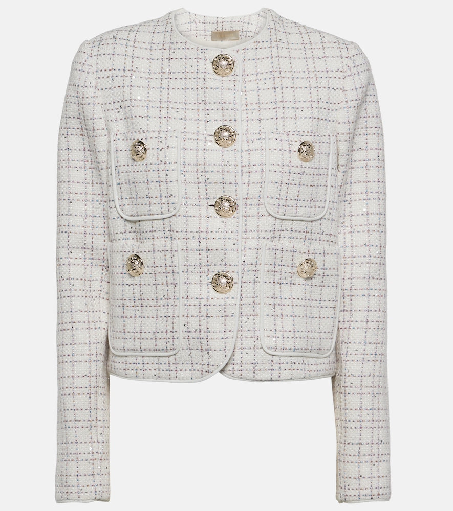 Elie Saab Embellished tweed jacket - Elie Saab 缀饰粗花呢外套