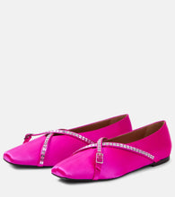D'Accori Cara satin ballet flats