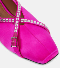 D'Accori Cara satin ballet flats