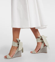 Christian Louboutin Melides Du Desert 85 espadrille wedges