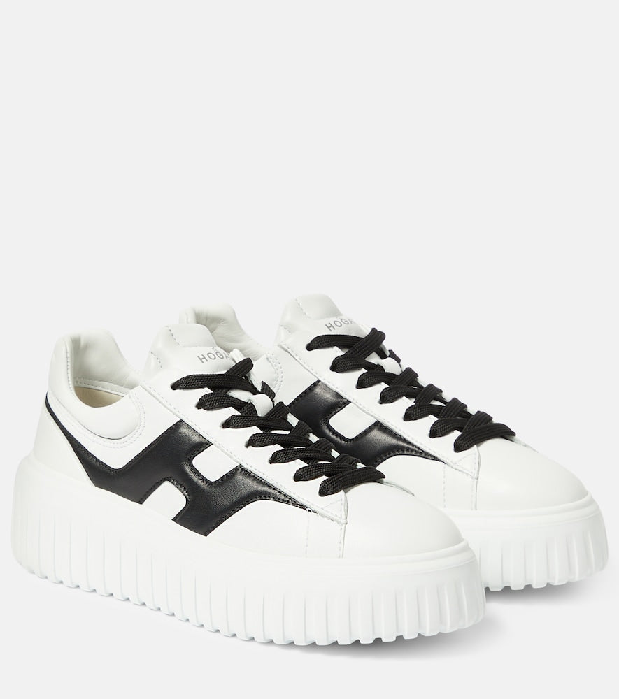 Hogan H-Stripes leather sneakers - Hogan H-Stripes 皮革运动鞋